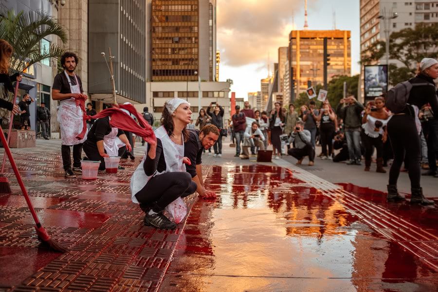 Cordão da Mentira, São Paulo. Foto: Eduardo Figueiredo / Mídia NINJA 