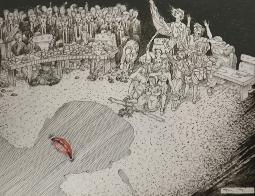 O Calvário de Rouseff. Arte: Tolentino