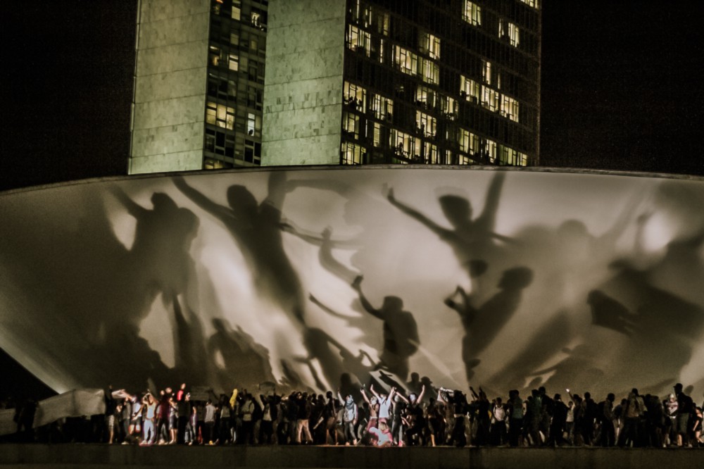 Manifestações durante as Jornadas de Junho em 2013 no Brasil. Foto: Mídia NINJA