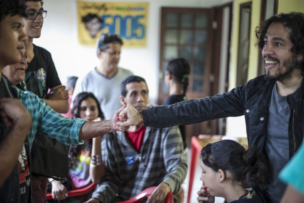 A campanha de 2014 foi feita do diálogo com as pessoas, não de discursos em palanques. Foto: Mídia NINJA