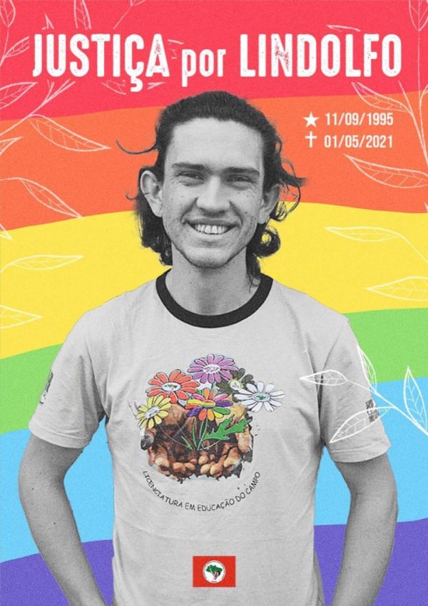 Lindolfo era formado em Educação do Campo, Ciências da Natureza com ênfase em Agroecologia, numa parceria entre a ELAA e a UFPR/Setor litoral. (Arte: Reprodução | MST)