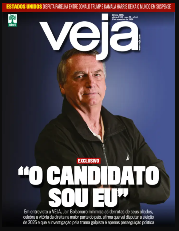 Capa da revista Veja de 1/11/2024