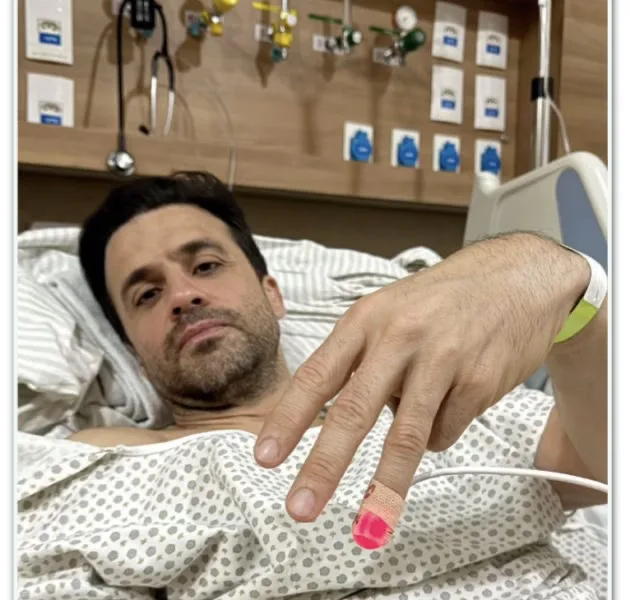Pablo Marçal no hospital após levar cadeirada de raspão em debate | Reprodução Youtube